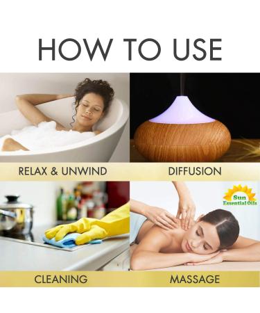 Buy Sun Essential Oils 4oz - Premium Rosewood Essential Oil - Natural Aromatherapy | Fast International Shipping - Buy Online on GoSupps.com