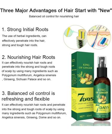 Hair Growth Germinal Oil Anti-Hair Loss Hair Growth Promotes Blood Circulation of the Scalp Prevents Hair Loss - Buy Online on GoSupps.com