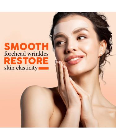 Muun Forehead Wrinkle Patches - 20 Pcs Anti-Wrinkle Treatment with Vitamin C Hyaluronic Acid & Collagen for Smooth Skin - Buy Online on GoSupps.com