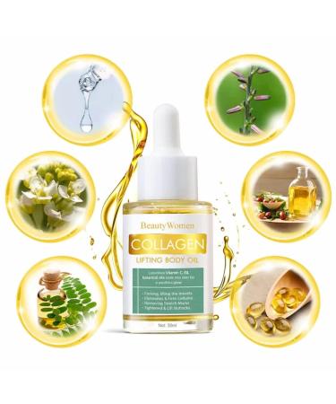 Beautywomen Collagen Lifting Body Oil | Ultimate Hydration for Dry Skin | Reduce Fine Lines & Wrinkles - Buy Online on GoSupps.com