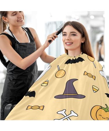 Waterproof Barber Cape - Halloween Ghost Pumpkin & Cheetah Haircut Bib for Men & Women | Unisex Hair Cutting Cape - Buy Online on GoSupps.com