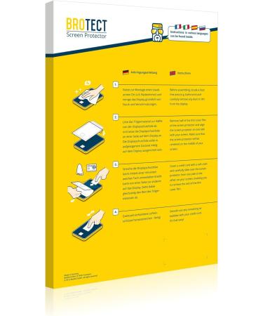 Brotect Armored Glass Film for Medtronic DBS Activa SC Programmer 37642 - 6 Pieces Scratch-Resistant 9H Anti-Fingerprint Protection - Buy Online on GoSupps.com
