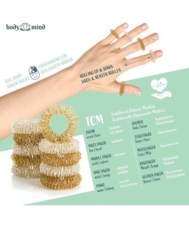 Buy Acupressure Ring Set - Yin Yang Finger Massage Rings for Relaxation | Wellness Massage for Fingers & Toes (10 Pack) - International Shipping Available - Buy Online on GoSupps.com