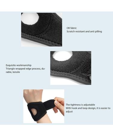 Wrist Brace for TFCC Tears - Adjustable Silicone Compression Support Strap for Ulnar Sided Wrist Pain | Breathable & Shock Absorbing (S/M - Buy Online on GoSupps.com