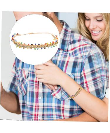 TENDYCOCO Nepal Bracelet Strand Bracelet Woven Wrist Bracelet Retro Bracelet Bracelets Bonding Bracelets for Couples Handmade Wrist Jewelry Accessories Vintage Lovers Braided Rope 26x1.5cm As Shown - Buy Online on GoSupps.com