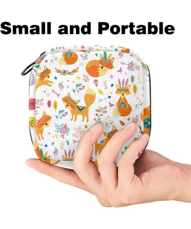 Shop Javenproeqt Women's Portable Binding Bags - Cute Fox Design for Menstrual Cups & Pads - Ideal for Teenage Girls - Buy Online on GoSupps.com