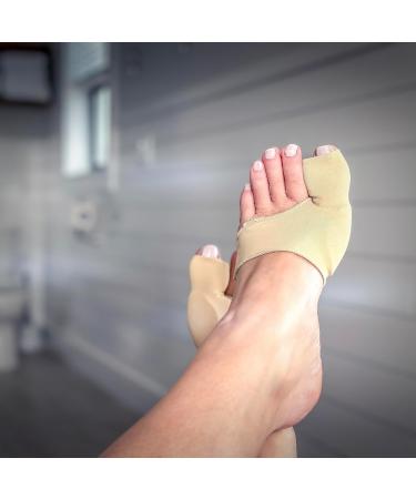 Compression Bunion Preventer & Corrector Sleeve | Bunion Relief & Hallux Valgus Support - The Toe Faja (Large - Buy Online on GoSupps.com