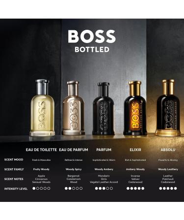 Hugo Boss Bottled Absolu Parfum Intense Woody Men's Cologne With Notes of Leather Accord Patchouli & Cedarwood Essence Long Lasting Fragrance 3.3 Fl Oz (Pack of 1) - Buy Online on GoSupps.com