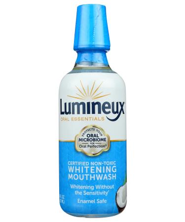 Lumineux Teeth Whitening Mouthwash  No Alcohol  Fluoride Free  SLS Free  Non Toxic  16 Ounce (Pack of 1)