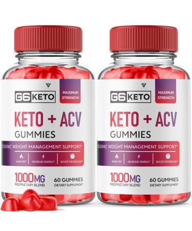 (2 Pack) G6 Keto Gummies G6 Keto ACV Gummies Advanced Weight Loss Shark AC Tank G Six - Keto G6 Gummies Apple Cider Vinegar Supplement Oprah Winfrey G6Keto G 6 Keto + ACV Gomitas Folate (120 Gummies) 120.0 Servings (Pack of 1)