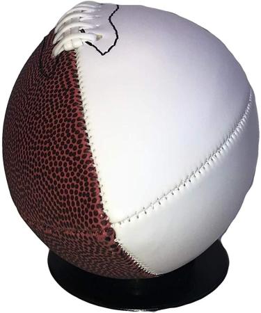 Ballstars Autograph Blank Full 12 Inch Football - Regulation Size Trophy for Signing | Two White Panels, Baseless - Buy Online on GoSupps.com