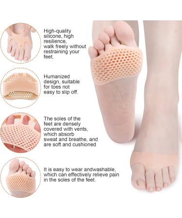 Shop PAGOW 10 Pairs Metatarsal Foot Pads - Soft Silicone Cushion for Pain Relief in High Heels Sports Shoes & More - Buy Online on GoSupps.com