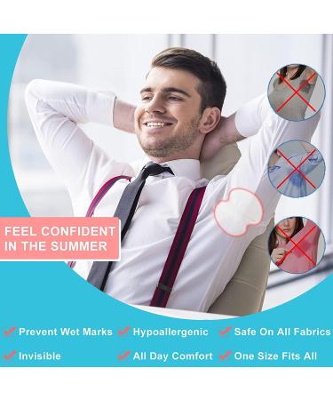 100 Pack Underarm Sweat Pads - Premium Quality Hyperhidrosis Protection for Men and Women - Buy Online on GoSupps.com