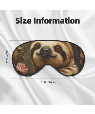 SSIMOO Cute Sloth Soft Sleep Eye Mask - Breathable Eye Patch for Women | Perfect Travel Accessory & Relaxation Gift - Buy Online on GoSupps.com