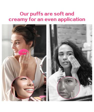 20 STK Triangle Makeup Powder Puff & Sponges - Wet/Dry Cosmetic Pads for Loose Powder & Primer - Buy Online on GoSupps.com