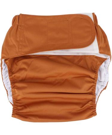 Waterproof Washable Reusable Adult Elderly Cloth Diapers - Diaper Coffee Color - Buy Online on GoSupps.com