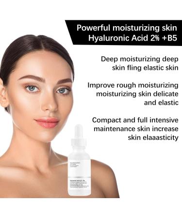SEGMINISMART Hyaluronic Acid 2% + B5 Skincare Serum 30ML Hyaluronic Acid Serum for Face to Plump and Smooth Skin Minimise Pores Face Serum for Women & Men - Buy Online on GoSupps.com