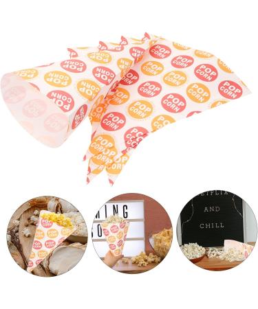 Didiseaon 250 Pcs Popcorn Bag Cardboard Popcorn Pink Candy Cotton Candy Cones Gift Bags Halloween Cone Bags Kids Snack Bag Popcorn Cone Bags Mini Candy Glass Child Paper Packing Bag - Buy Online on GoSupps.com