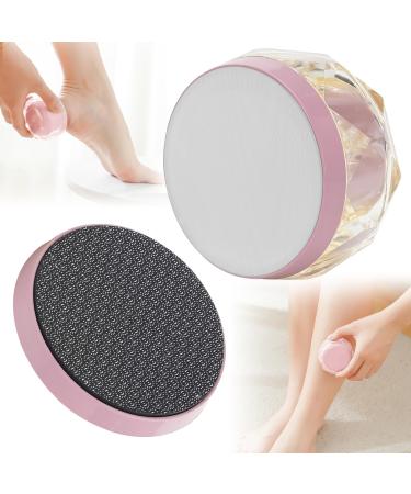 Jkevow Crystal Hair Eraser 2 in 1 Foot File Callus Remover Nano Crystal Hair Remover Stone Nano Crystal Painless Exfoliation Hair Removal Tool for Women & Men