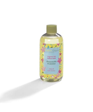 Hassett Green London - Honeysuckle & Jasmine - Fragrance Oil Reed Diffuser Refill - Larger Size 250ml Bottle