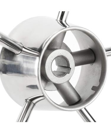 DasMarine 11 5-Spoke Stainless Steel Boat Steering Wheel - 25 Degree Dish, 3/4 Shaft - Black PU Foam Grip - No Knob - Buy Online on GoSupps.com