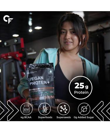 Buy Carba.Mide Forte Plant Protein Powder - Vegan Pea Protein with Multivitamins Minerals Superfoods & Digestive Enzymes - Belgian Chocolate 500g - International Shipping Available - Buy Online on GoSupps.com