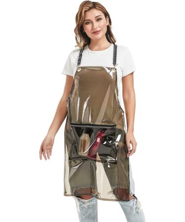 MIKI WELL Hair Stylist Apron - Adjustable Apron with Pockets Black - Buy Online on GoSupps.com