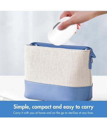UNISOPH UV Toothbrush Sanitizer Case Portable Mini Toothbrush Sanitizer Rechargeable Toothbrush Cover Sterilizing with Holder Toothbrush Sterilizer Covers for Electric and Manual Typ3 - Buy Online on GoSupps.com