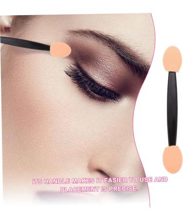 SKISUNO 200 Pcs Double Ended Eyeshadow Brush Beauty Sponge Dual-side Protable Sponges Emulsion Black - Buy Online on GoSupps.com