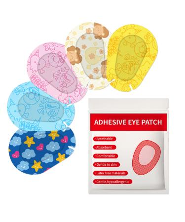 AndicAge 90pcs Adhesive Eye Patches Eye Patches for Kids Teens Eye Pad Disposable Adhesive Bandages for Toddlers Girls Boys