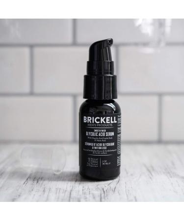 Brickell Men's Glycolic Acid Serum - Natural Anti Aging Formula for Men - 1 oz - Buy Online on GoSupps.com