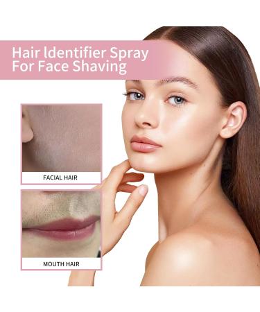 Hair Identifier Spray for Face & Body - Dermaplaning & Hair Removal - Perfect Gift for All Skin Types (4 Oz) with Spatula - Buy Online on GoSupps.com