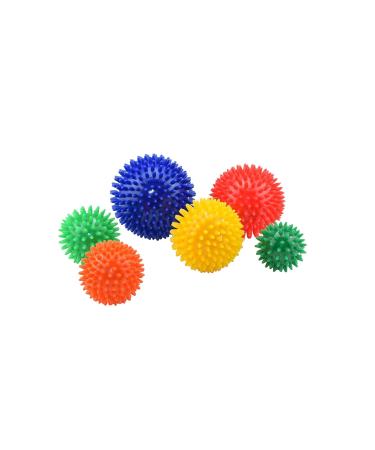 Igelball 6er set massage ball knobs ball hedgehog balls - in different sizes for selective self -massage feet neck back leg and much more - Buy Online on GoSupps.com