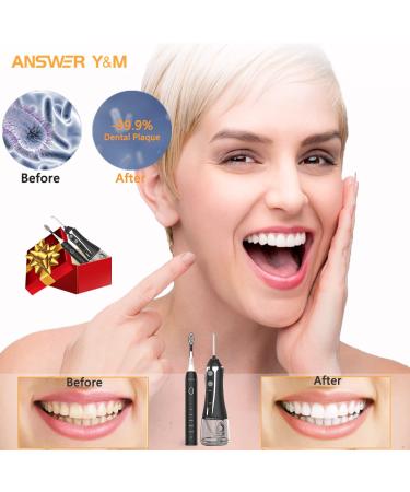 Best Mouth Shower Test Winner 2024 | 39000 VPM Electric Toothbrush & Oral Shower Set | IPX7 Waterproof - Perfect for Orthodontics - Buy Online on GoSupps.com