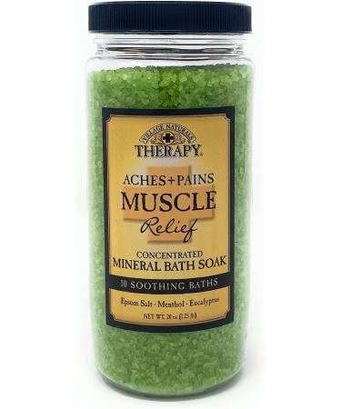 Village Naturals Therapy Mineral Bath Soak 3 Pack - Restless Nights, Aches & Pain, Stress & Tension (20oz Jars) - Buy Online on GoSupps.com