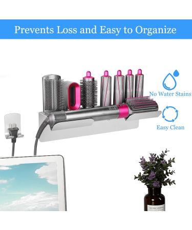AOKEMAi Metal Holder for Dyson Airwrap Styler & Attachments - Silver | Storage Stand for Dyson Airwrap Styler Accessories - Buy Online on GoSupps.com