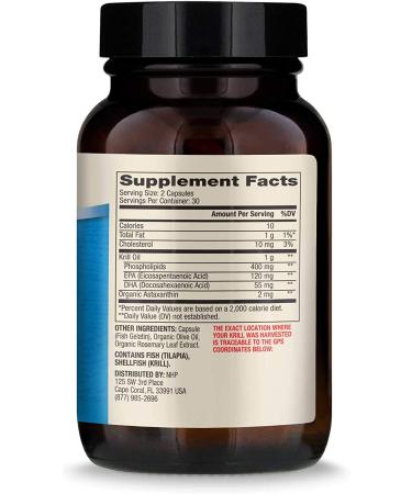 Dr. Mercola Antarctic Krill Oil 60 Capsules â€“ Ultra-Pure Omega-3 & Antioxidant Support - Buy Online on GoSupps.com