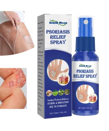 South Moon Psoriasis Repair Spray South Moon Vitiligo Relief Spray DermaCure Psoriasis Treatment Spray Herbal Psoriasis Relief Spray Psoriasis Treatment Spray for Skin Plaque Psoriasis (1 pcs)