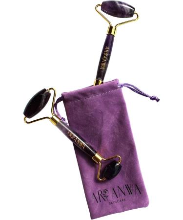 ARI ANWA Skincare Amethyst Roller | 100% Natural Healing Crystal for Anti-Aging & Radiant Skin - Buy Online on GoSupps.com