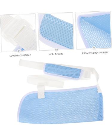 KICHOUSE Children's Arm Sling Wrist Sling Shoulder Immobilizer Shoulder Sling Immobilizer Arm Brace Net 60X30CM Sky-blue - Buy Online on GoSupps.com