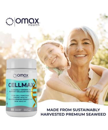 Cellmax - Optimize Cellular Health with Clinically Proven PolySea Seaweed Extract | Antioxidant Protection Collagen Production & Immune Support | Sustainable & Pure Formula - Buy Online on GoSupps.com