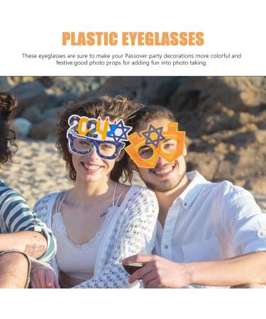 Exceart 2st Chanukka Photo Props - Funny Chanukka Glasses & Party Decorations for Memorable Celebrations - Buy Online on GoSupps.com