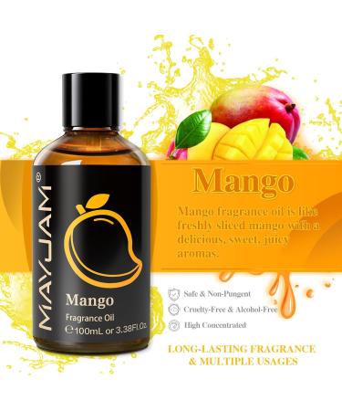 MAYJAM Mango Oil 100ml - Premium Fragrance Oil for Diffusers Aromatherapy & Home Use | International Shipping - Buy Online on GoSupps.com