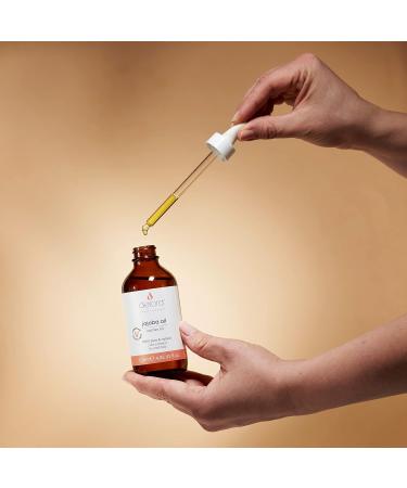Derora Jojoba Oil 120ml | 100% Pure & Unrefined | Nourishes Skin Hair & Nails | Vegan Cruelty Free Antioxidant-Rich - Buy Online on GoSupps.com