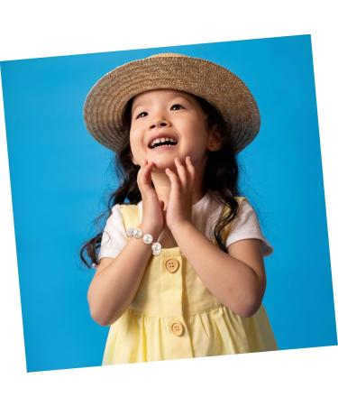 Toyvian 2 Sets Necklace Set Girls Jewelry Bracelets for Kids Necklace for Girls Necklace Pearl Girl Pearl Jewelry Kid Simulated Pearl Neckalce Faux Pearl Child White Acrylic - Buy Online on GoSupps.com