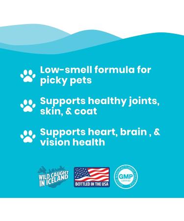 Omega 3 Fish Oil for Cats & Small Dogs | Premium Quality Pet Supplement - 2oz - Buy Online on GoSupps.com