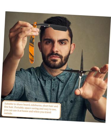 FOMIYES 2pcs Metal Razor Set - Manual Hair Trimmer & Folding Blade - Men's Facial Spatula Tool - Perfect for Grooming & Shaving - Buy Online on GoSupps.com