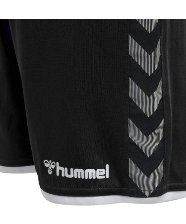 hummel Poly Shorts Hmlauthentic for Kids | Lightweight Quick-Drying Size 10 Years - Black/White | International Shipping Available - Buy Online on GoSupps.com