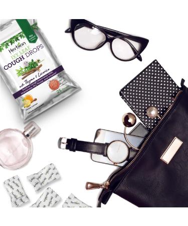 Herbion Naturals Ivy Leaf Cough Drops - Honey Lemon Flavor | Soothes Cough for Adults & Children Over 6 | 25 Drops - Buy Online on GoSupps.com