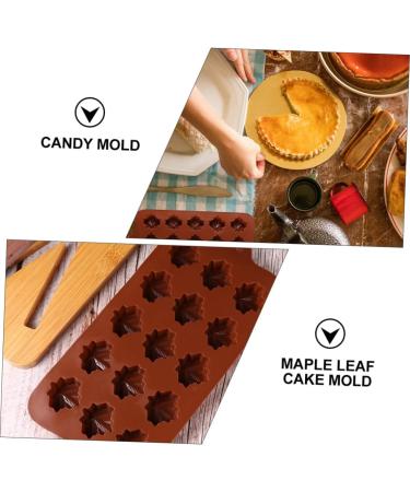 HOMSFOU 6 Pcs Maple Leaf Mold Thanksgiving Fondant Molds Chocolate Thankgiving Cake Mold Fall Candy Ice Jewlery Making Supplies Silicone Baking Mold Fudge Child Chewing Gum Silica Gel - Buy Online on GoSupps.com